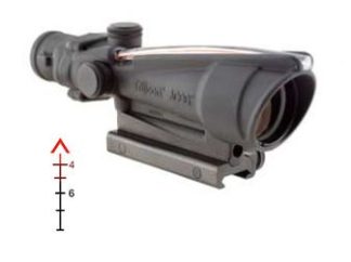 TRIJICON ACOG 3.5X35 .308 BAC CHVN RED TRIJICON ACOG 3.5X35 .308 BAC CHVN RED