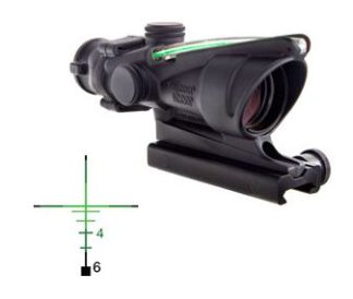 TRIJICON ACOG 4X32 .223 BAC CROSSHR GRN TRIJICON ACOG 4X32 .223 BAC CROSSHR GRN