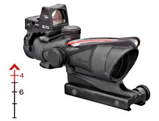 TRIJICON ACOG 4X32 RED BLSTC CHEV .223 TRIJICON ACOG 4X32 RED BLSTC CHEV .223