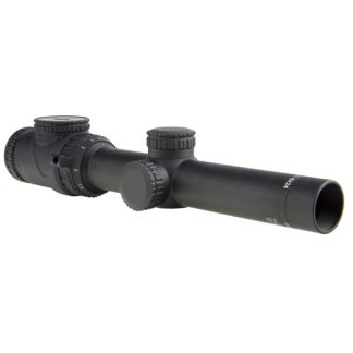 ACCUPOINT 1-6X24 RED TRIANGLE POST – MATTE BLACK, TRITIUM / FIBER OPTICS ILLUM.