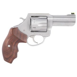 Charter Arms The Professional V Handgun .357 Mag 6rd Capacity 3″ Barrel Stainless Steel Frame Wood Grip
