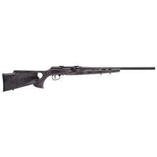 Savage A22 Target Thumbhole Rifle 22 LR 10/rd 22″ Barrel Grey Wood