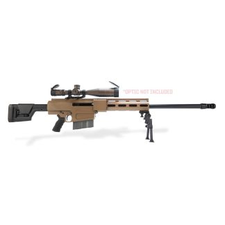 Bushmaster BA50 Rifle .50 BMG 10rd Magazine 29″ Threaded Barrel FDE with Bipod and Case