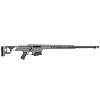 Barrett SMR MRAD Fixed Stock Rifle .338 Lapua Magnum 10rd Magazine(1) 26” Fluted Barrel Tungsten Grey Finish