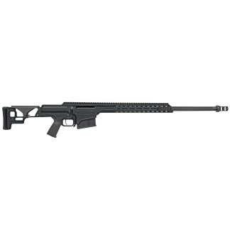 Barrett SMR MRAD Fixed Stock Rifle .338 Norma Magnum 10rd Magazine(1) 26” Fluted Barrel Black Finish