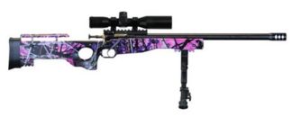 Crickett 22 LR Precision Rifle Muddy Girl Complete Package Blued Scope