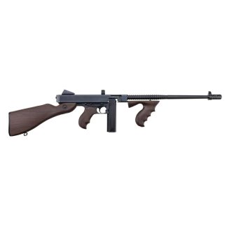Auto Ordinance 1927A1-1C Light Weight Deluxe Rifle .45 Auto 20rd Stick Magazine 18″  Barrel Walnut Grain Poly Furniture
