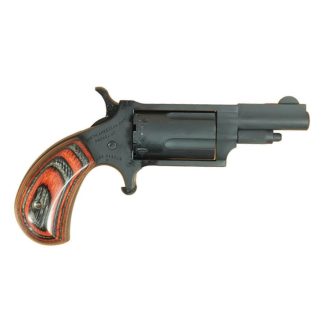 NAA 22M Mini Revolver Handgun .22 Magnum 5rd Capacity 1.625″ Barrel Grey Cerakote with Red & Black Grips