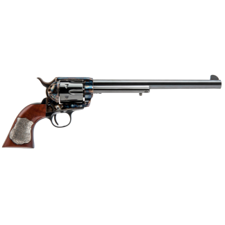Cimarron Wyatt Earp Frontier Buntline Handgun .45 Colt 6rd Capacity 10″ Barrel Case Hardened with Wood Grip
