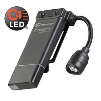 Streamlight Clipmate Rechargeable USB Light White/Red Clip-On LED Light Streamlight Clipmate Rechargeable USB Light White/Red Clip-On LED Light