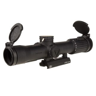 Trijicon SCO VCOG Rifle Scope 1-8×28 FFP Red MRAD Tree Illum. Black with Flipcaps