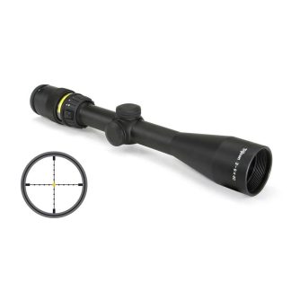 Trijicon Accupoint Rifle Scope 3-9x40mm Mil-Dot Crosshair w/Amber Dot Reticle 33.8-11.3′ FOV 3.6-3.2″ ER Matte