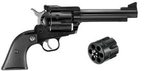 Ruger New Blackhawk Convertible SA Handgun .45 Colt/.45 ACP 6rd Capacity 5.5″ Barrel Blued