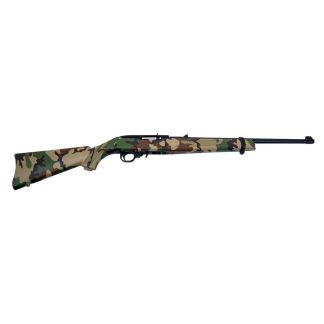 Ruger 10/22 “Woodsman” Rifle .22LR 10rd Magazine 18.5″ Barrel Woodland Camo Stock
