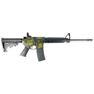 Ruger “Bazooka Green Distressed” AR-556 Rifle 5.56mm NATO 30rd Mag 16.10″ Barrel Custom Stock Finish