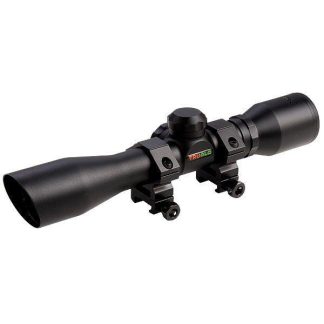 Truglo Compact Rifle Scope 4x32mm 1″ SPF Duplex Black