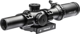 Truglo OMNIA4 Tactical Scope – 1-6x24mm 30mm Illum All Purpose Tactical Reticle (A.P.T.R.) Black Matte