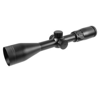 Truglo Intercept Rifle Scope – 4-12x44mm Illuminated BDC Reticle Black Matte