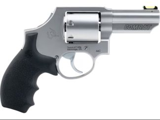 Taurus 66C Revolver – Stainless Steel | 357 MAG | 3″ | 7RD | HOGUE GRIPS